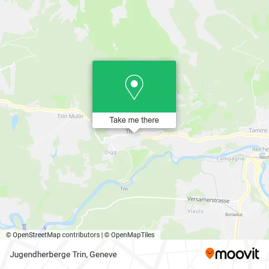 Jugendherberge Trin map