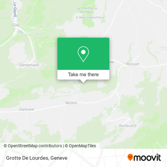 Grotte De Lourdes map