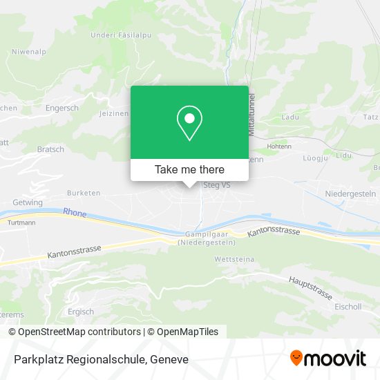 Parkplatz Regionalschule map
