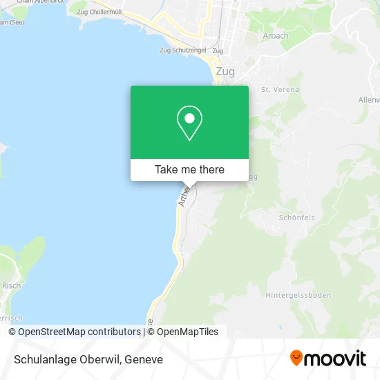 Schulanlage Oberwil map