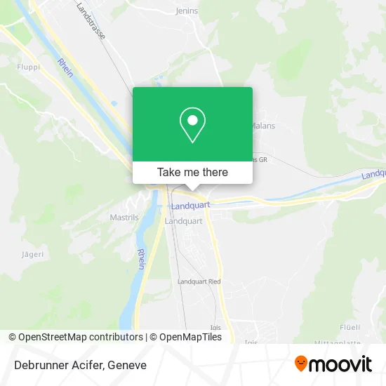 Debrunner Acifer map