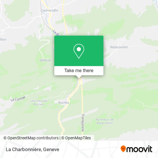La Charbonnière map