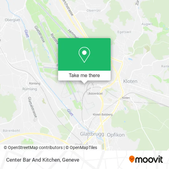 Center Bar And Kitchen map