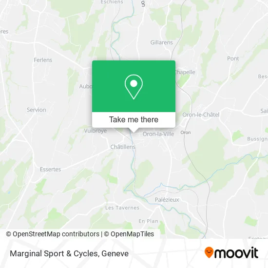 Marginal Sport & Cycles map