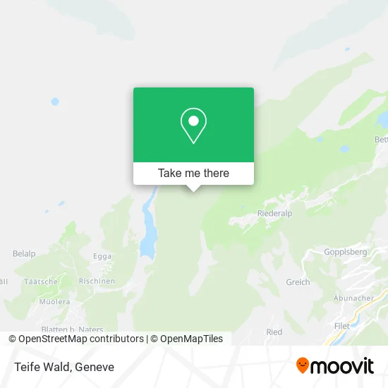 Teife Wald map