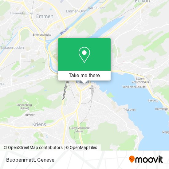 Buobenmatt map