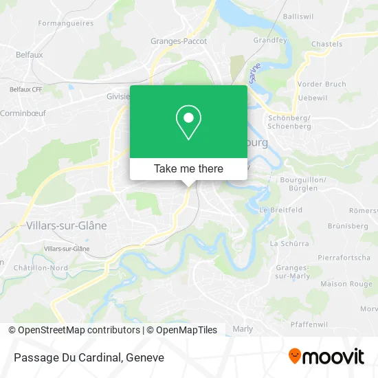 Passage Du Cardinal map