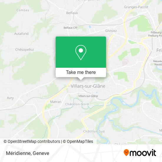 Méridienne map