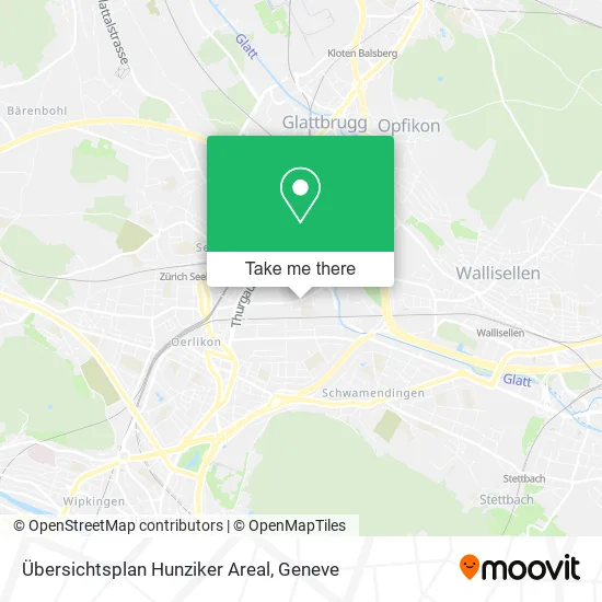 Übersichtsplan Hunziker Areal map
