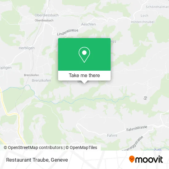 Restaurant Traube map