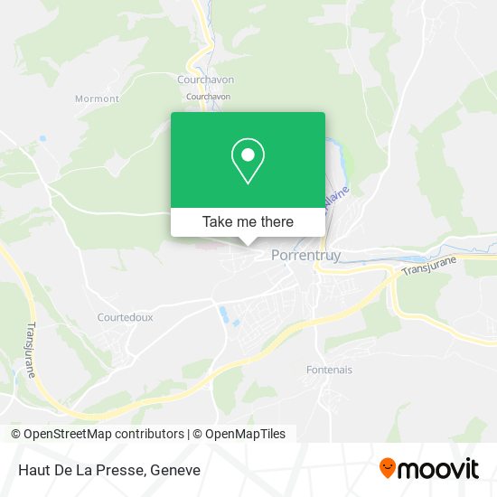 Haut De La Presse map