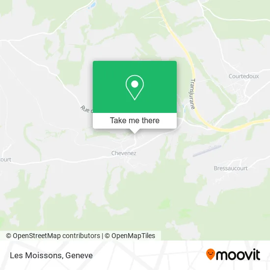 Les Moissons map
