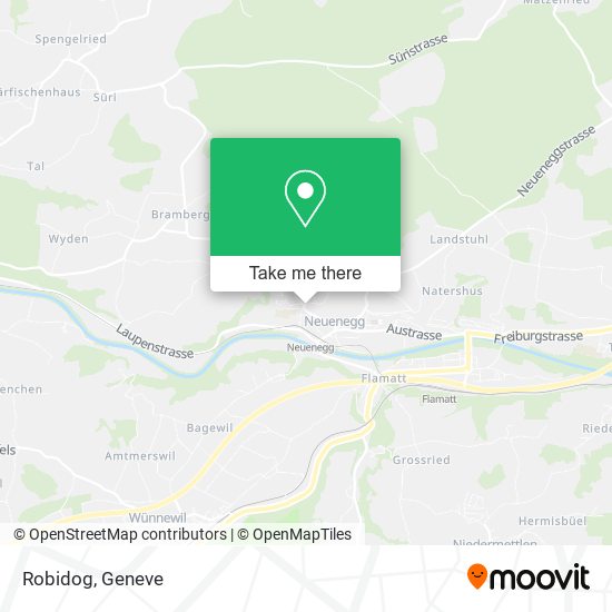 Robidog map