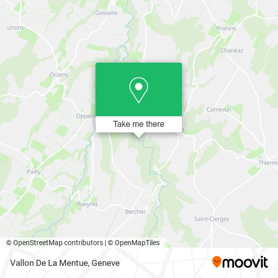 Vallon De La Mentue map