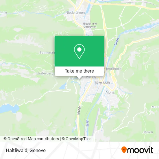 Haltliwald map