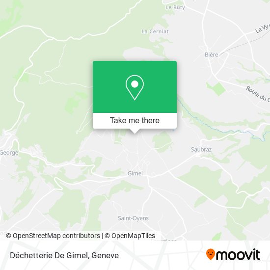 Déchetterie De Gimel map