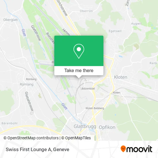 Swiss First Lounge A map