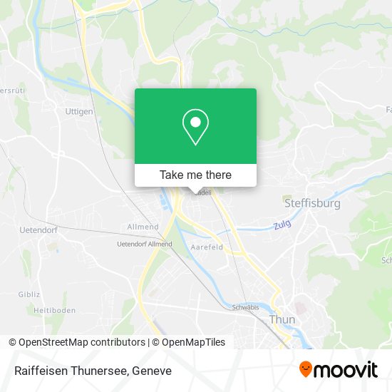 Raiffeisen Thunersee map