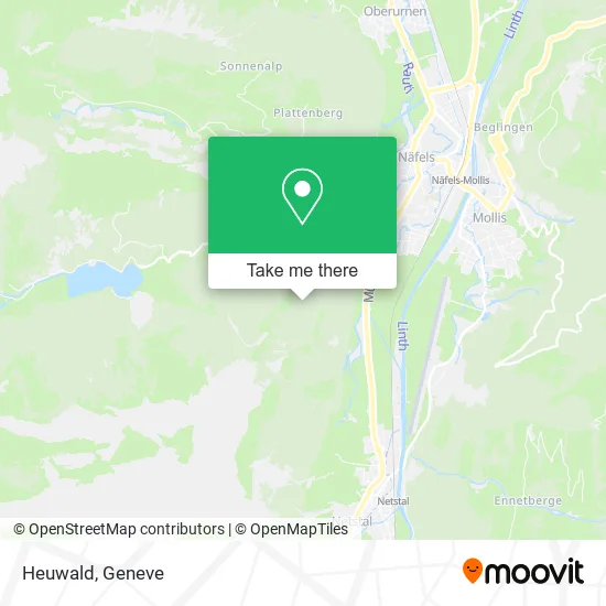 Heuwald map