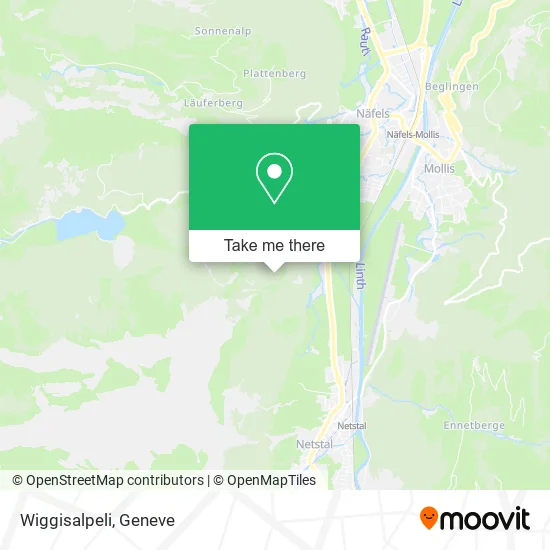 Wiggisalpeli map