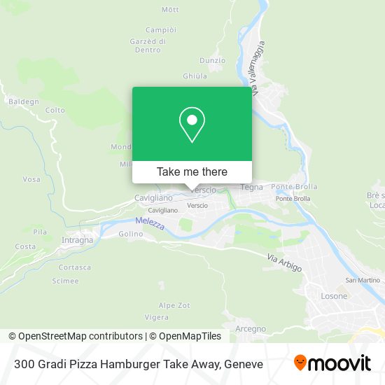 300 Gradi Pizza Hamburger Take Away map