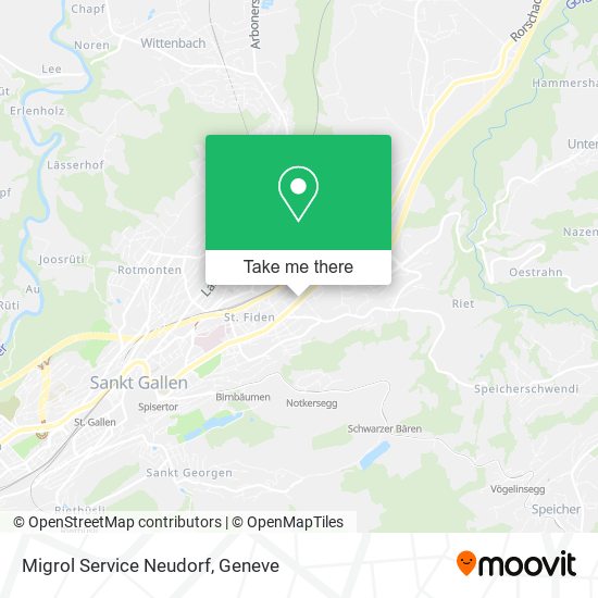 Migrol Service Neudorf map