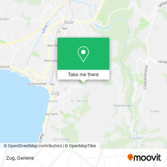 Zug map