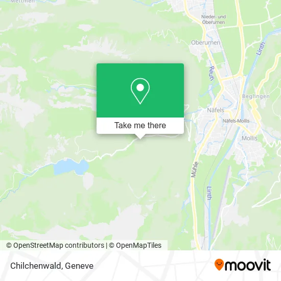Chilchenwald map