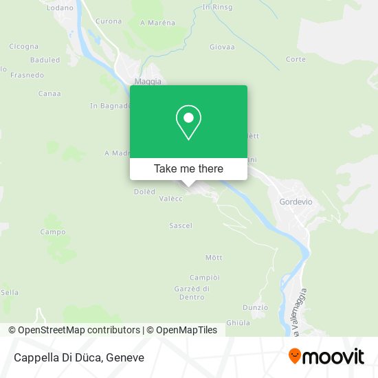 Cappella Di Düca map