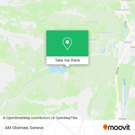 AM Obersee map