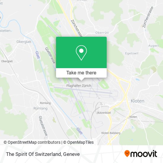 The Spirit Of Switzerland map