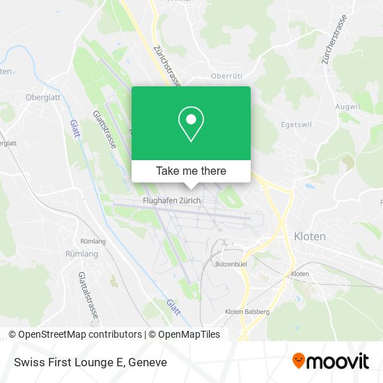 Swiss First Lounge E map