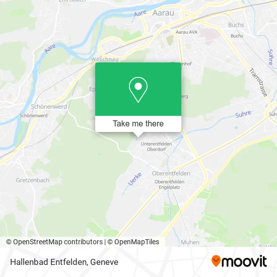 Hallenbad Entfelden map