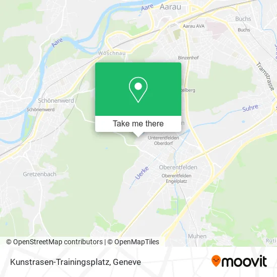 Kunstrasen-Trainingsplatz map