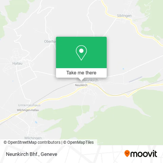 Neunkirch Bhf. map