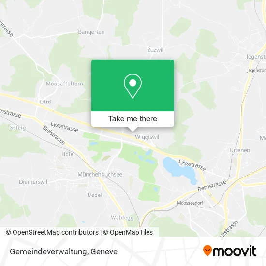 Gemeindeverwaltung map
