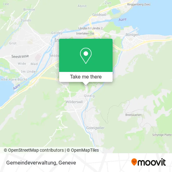Gemeindeverwaltung map