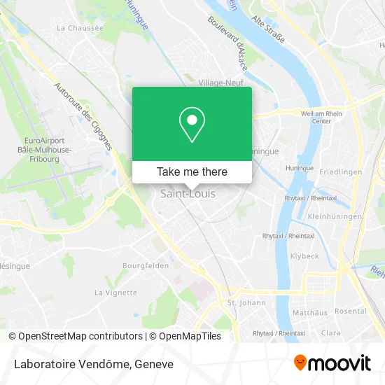 Laboratoire Vendôme map