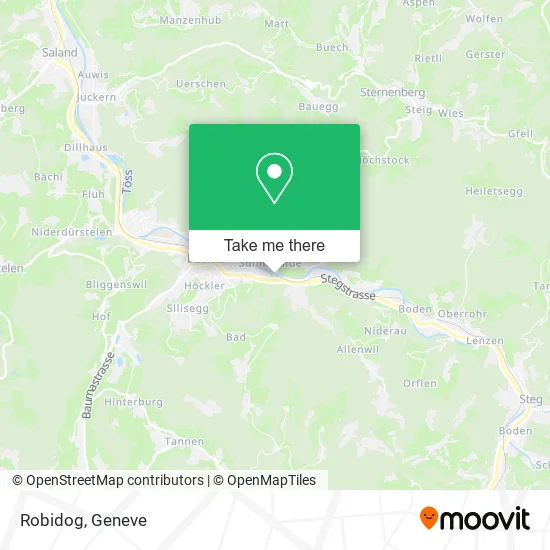Robidog map