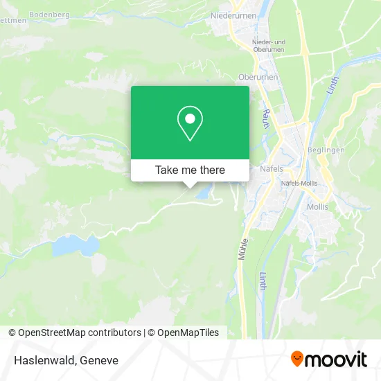 Haslenwald map