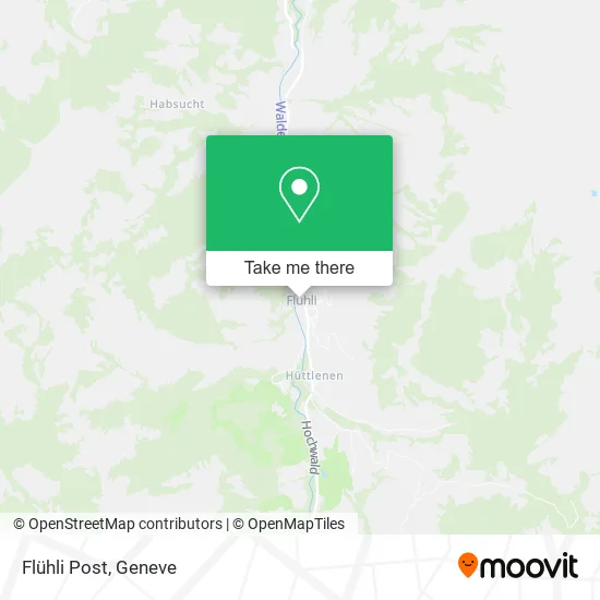 Flühli Post map