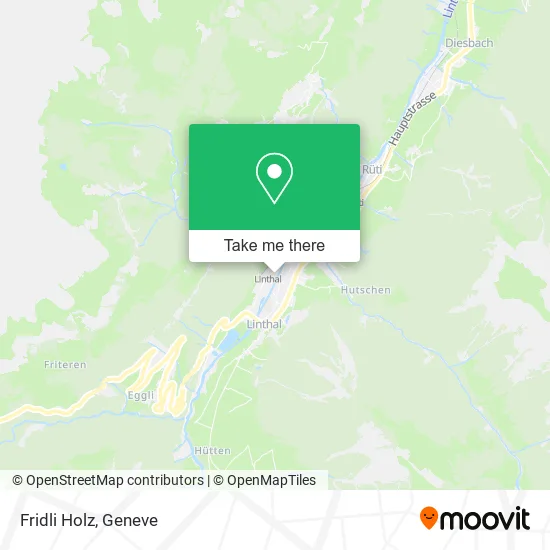 Fridli Holz map