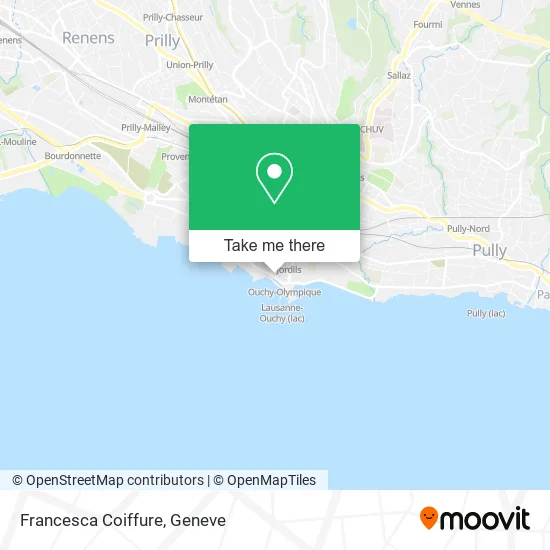 Francesca Coiffure map
