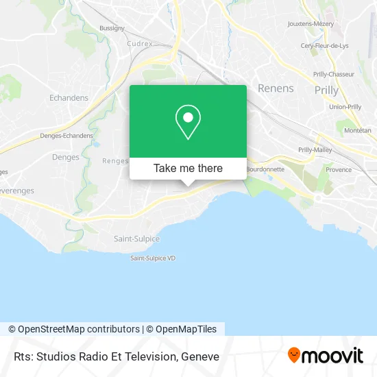 Rts: Studios Radio Et Television map
