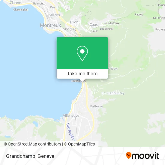 Grandchamp map