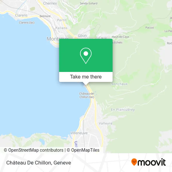 Château De Chillon map