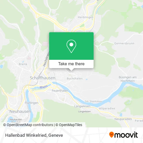 Hallenbad Winkelried map