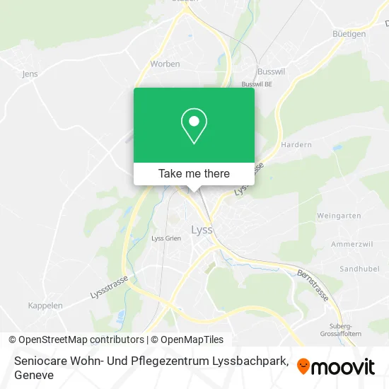 Seniocare Wohn- Und Pflegezentrum Lyssbachpark map