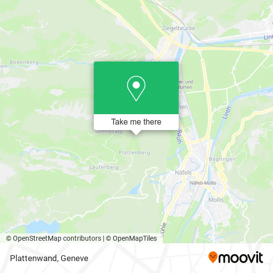Plattenwand map