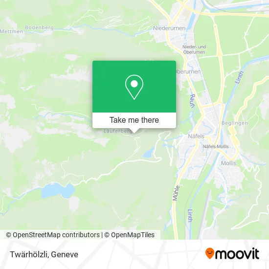 Twärhölzli map
